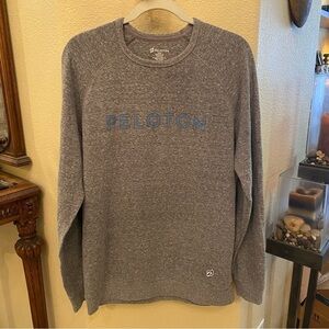 PELOTON Women Gray Sweatshirt Size Large